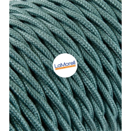 Cotton Wrapped Braided Electric Cable - Green Sauge TR61