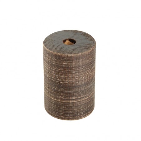 cylindrical lamp holder in wenge' wood