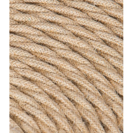 Braided Textile Electric Cable - Jute TR49